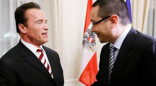 ponta s a intalnit la viena cu terminatorul schwarzenegger