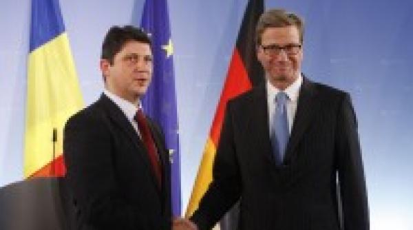 titus corlatean s a intalnit cu guido westerwelle pentru sustinerea unei decizii favorabile de aderare a romaniei la spatiul schengen
