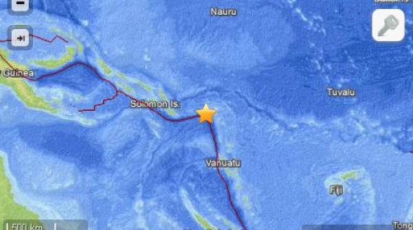 cutremur cu magnitudine 8 in largul insulelor solomon a fost emisa alerta de tsunami