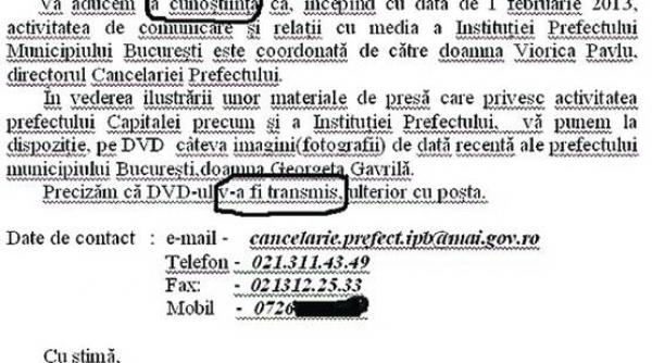 directoare din prefectura demisa pentru ca nu stie sa scrie