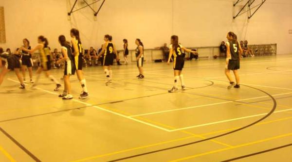 elevii joaca baschet in scop caritabil