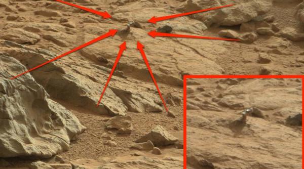 obiect misterios pe marte ce a descoperit roverul curiosity dupa ce a forat in solul martian