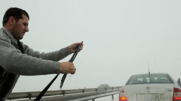 in maramures circulatia se desfasoara in conditii de iarna