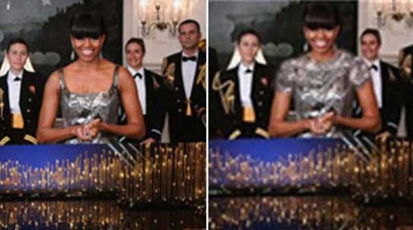iranienii au cenzurat o pe michelle obama i au photoshopat rochia de la oscaruri