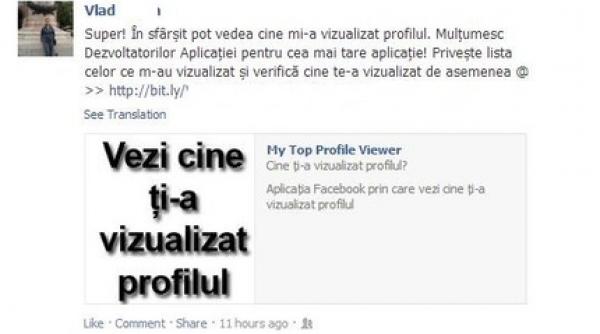 nu fi curios vezi cine i a vazut profilul pe facebook este de fapt o frauda