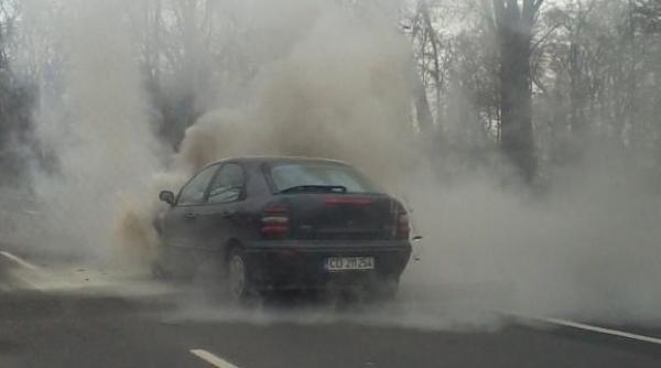 o masina apartinand ambasadei sua la bucuresti a luat foc pe soseaua kisseleff