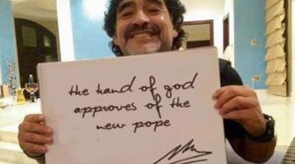 maradona papa francisc