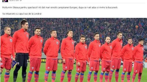 ponta multumim steaua pentru spectacol ati dat mari emotii campioanei europei va intoarceti cu capul sus de la londra