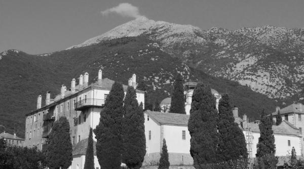 acum 100 de ani locurile sfinte de pe muntele athos