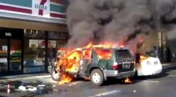 a refuzat sa i dea bani unui boschetar ce a urmat a ingrozit pe toata lumea video