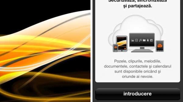 orange cloud spatiul in care putem tine fotografii si filme