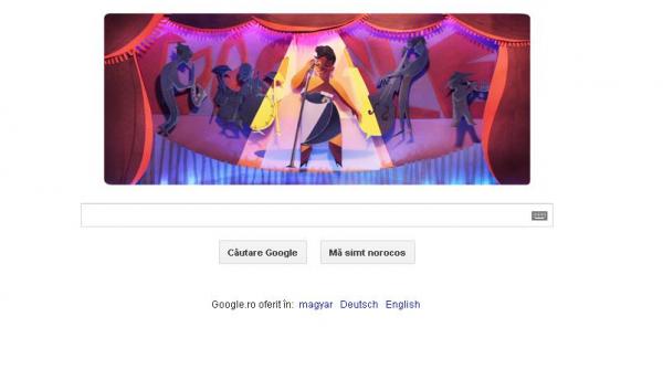 ella fitzgerald omagiata de goole printr un logo special la 96 de ani de la nasterea artistei video