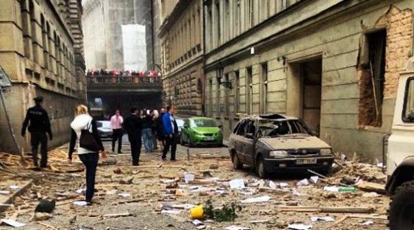 explozie la praga in centrul orasului mai multe persoane prinse sub daramaturi