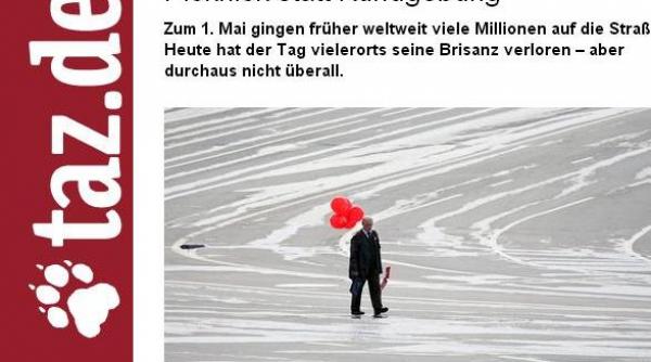 presa germana despre 1 mai ziua muncii proteste in europa picnic in romania