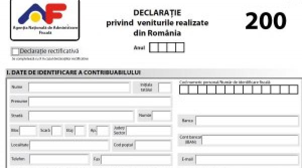 declaratia 200 se depuna pana pe 27 mai