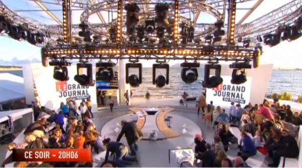 cannes incident focuri arma grenada televiziune canal