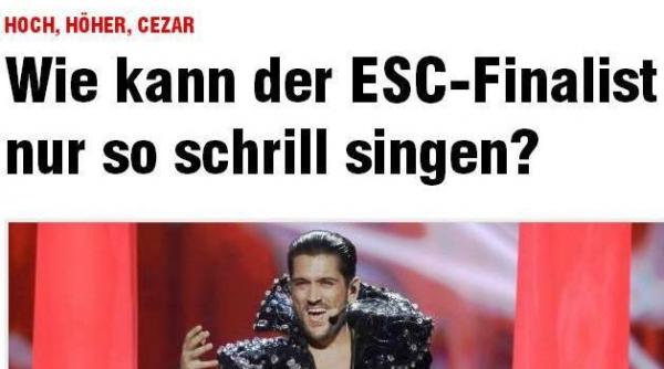 eurovision 2013 bild il lauda pe cezar der spiegel crede ca europenii din est vor vota contra germaniei din cauza cancelarului angela merkel
