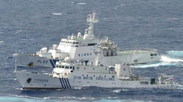 conflictul china japonia trei nave chineze au patruns in apele teritoriale ale insulelor senkaku