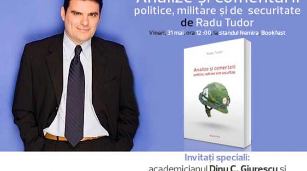 radu tudor lanseaza prima sa carte