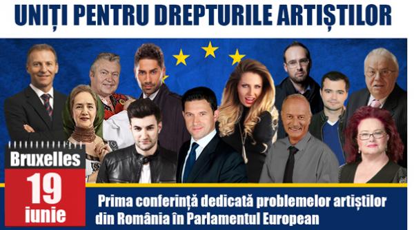 smiley connect r andreea banica si stela popescu dezbat in parlamentul european statutul artistilor in ue