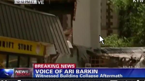 o cladire care s a prabusit in philadelphia a ranit cel putin 12 persoane video