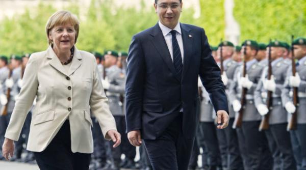 mesajul lui merkel catre ponta dorim sa fim partenerul romaniei cu conditia respectarii statului de drept