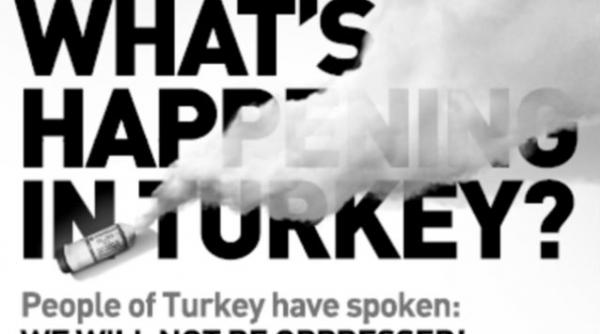 protestatatrii din turcia au cumparat o pagina de publicitate in new york times