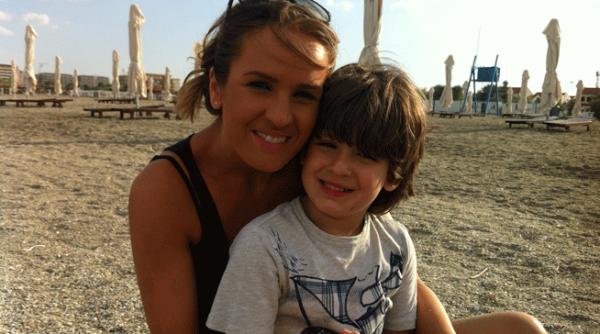 diana munteanu la mamaia cu familia