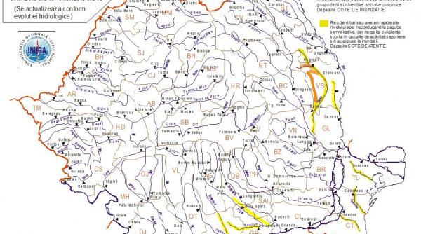 cod portocaliu de inundatii pe mai multe rauri din moldova ce rauri sunt vizate