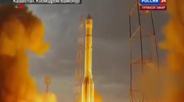 o racheta ruseasca ce transporta trei sateliti glonass a explodat la baikonur
