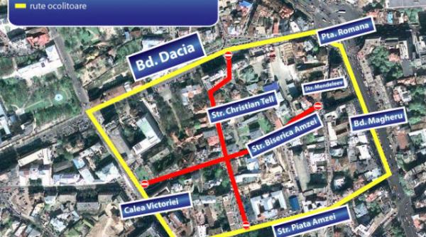 trafic auto restrictionat in capitala cu prilejul zilei nationale a frantei vezi rutele ocolitoare