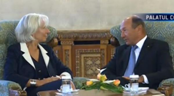 traian basescu la intalnirea cu sefa fmi am reusit sa finalizam al doilea acord cu fondul acum trebuie sa pornim unul nou