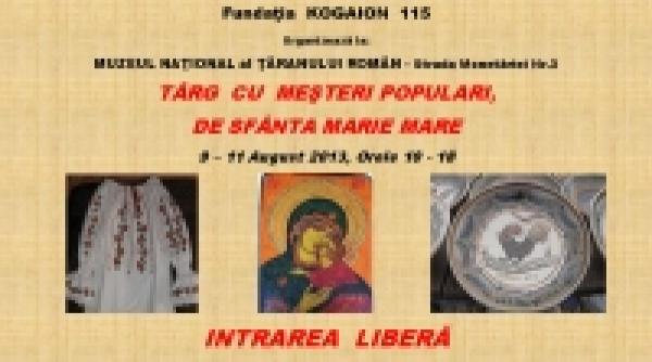 targ cu mesteri populari de sfanta marie mare