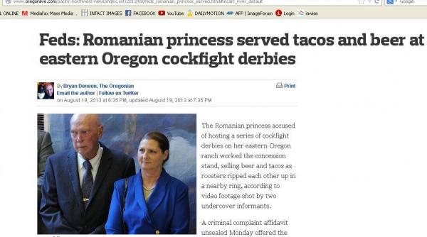principesa irina vindea bere si mancare mexicana in timpul luptelor de cocosi oregonlive