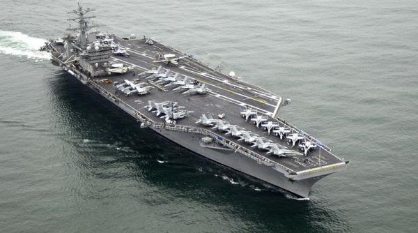un portavion american nuclear uss nimitz se apropie de siria