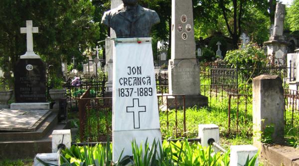 bustul lui creanga de la iasi vandalizat