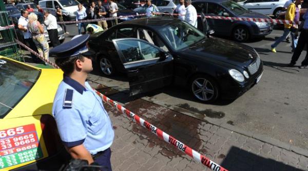 focuri de arma in capitala un barbat fost impuscat in zona dorobanti