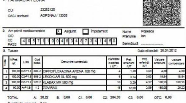 pe noile retete va fi specificat medicamentul cel mai ieftin