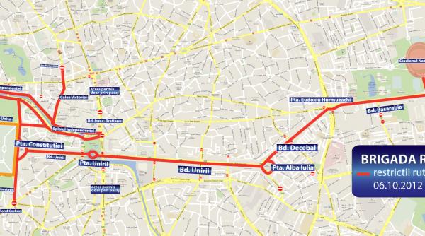 maratonul international bucuresti restrictioneaza traficul in capitala ce zone sunt afectate si rutele ocolitoare