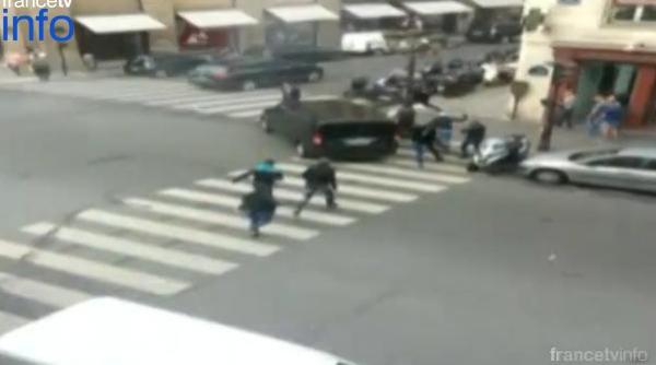 jaf de 1 milion de euro dat de romani si moldoveni la paris fuga hotilor a fost surprinsa de camerele de luat vederi video