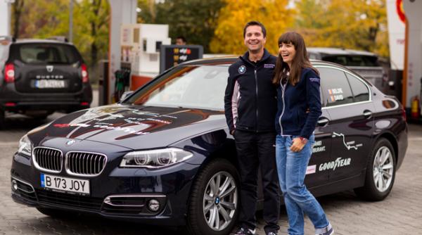 un bmw seria 5 a traversat romania cu un plin dupa 1550 km mai avea de ajuns pana la ploiesti si inapoi