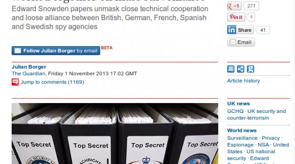 dezvaluiri in paralel cu nsa servicii europene supravegheaza masiv comunicatiile