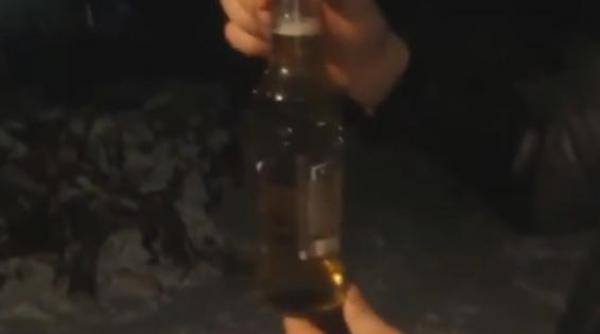 experiment inedit ce se intampla daca desfaci o sticla de bere in siberia video