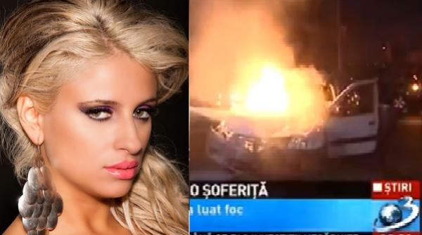 sanziana buruiana accident in lant in capitala vedeta a fugit de la locul accidentului video