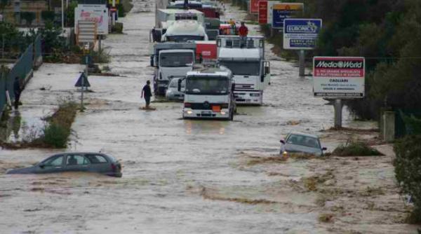guvernul italian a decretat stare de urgenta in sardinia