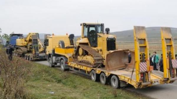 chevron continua lucrarile de amenajare la punge ti circula ia in zona a fost reluata