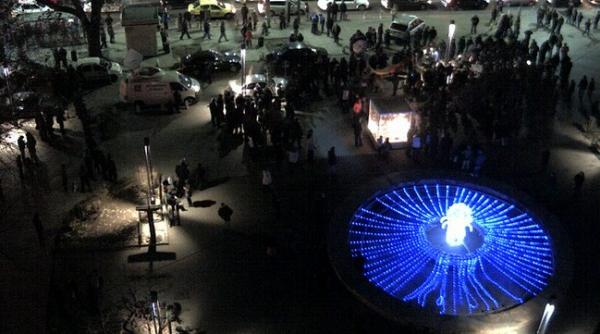 protest la universitate jandarmii au intervenit imagini live numai pe webcam jurnalul ro