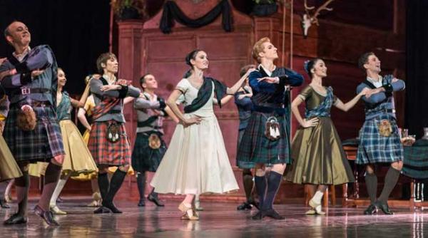 baletul la sylphide e in repertoriul onb