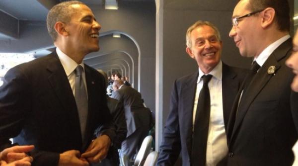 potan obama intrevedere de un sfert de ora la johannesburg foto