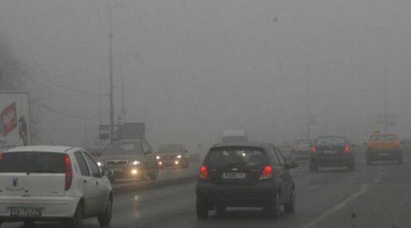 cod galben de ceata in mai multe judete vizibilitate redusa pe mai multe drumuri nationale si europene ce zone sunt afectate